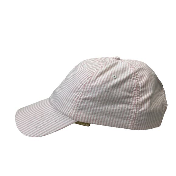 Striped Oxford Cap Save to Wishlist Polo Ralph Lauren Pink And White One Size - Picture 5 of 7